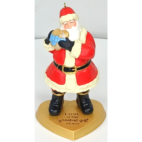 Hallmark Ornament Santa Claus 2011 Gift Of Love Heart Keepsake Collectible - Picture 11 of 12